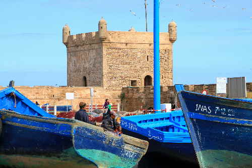 Hafen Essaouira  Marokko
